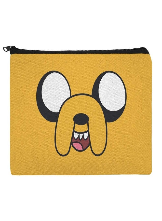 GRAPHICS & MORE Adventure Time Jake Head Pencil Pen Organizer Zipper Pouch Case - Image 1