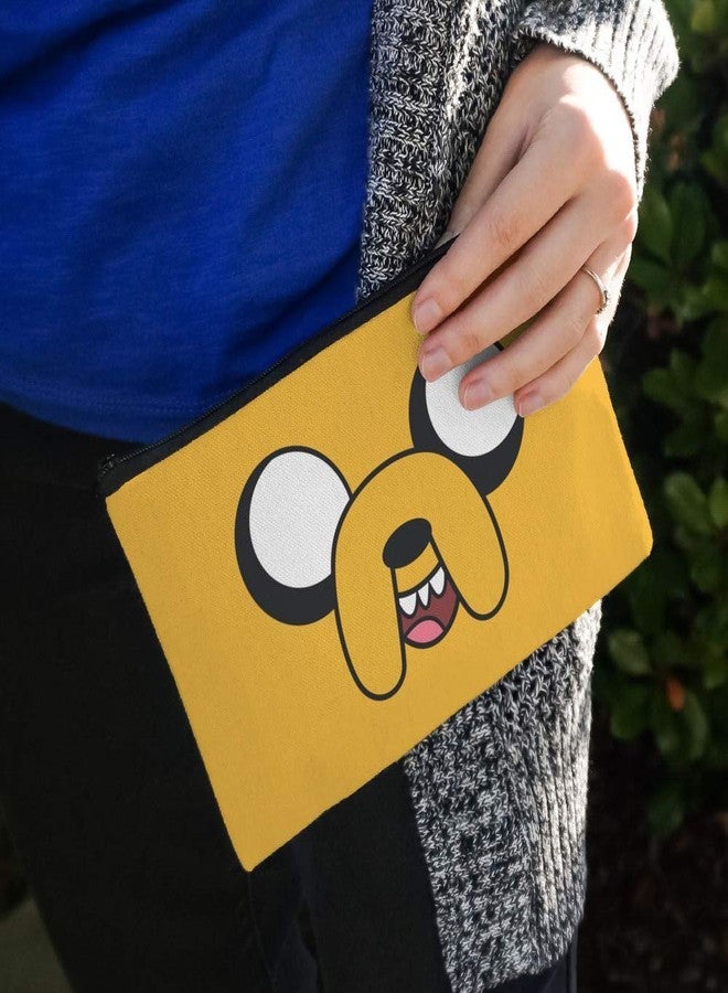 GRAPHICS & MORE Adventure Time Jake Head Pencil Pen Organizer Zipper Pouch Case - Image 3