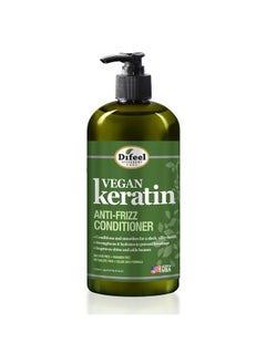 difeel Vegan Keratin Anti Frizz Conditioner 33.8 oz - Cruelty Free Vegan Conditioner  - Image 1