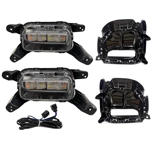 KD K D LED Fog Lamp Set for Kia Seltos 2024-Present, White - Image 1