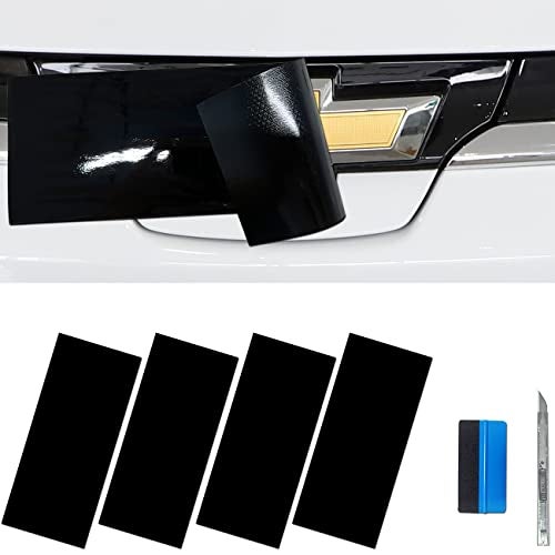 LZLRUN Compatible with Bowtie Logo Wrap Stickers Cut-Your-Own Emblem Overlay DIY Decals for Chevy (11.8 Inch x 4 Inch) (Gloss Black) - Image 3