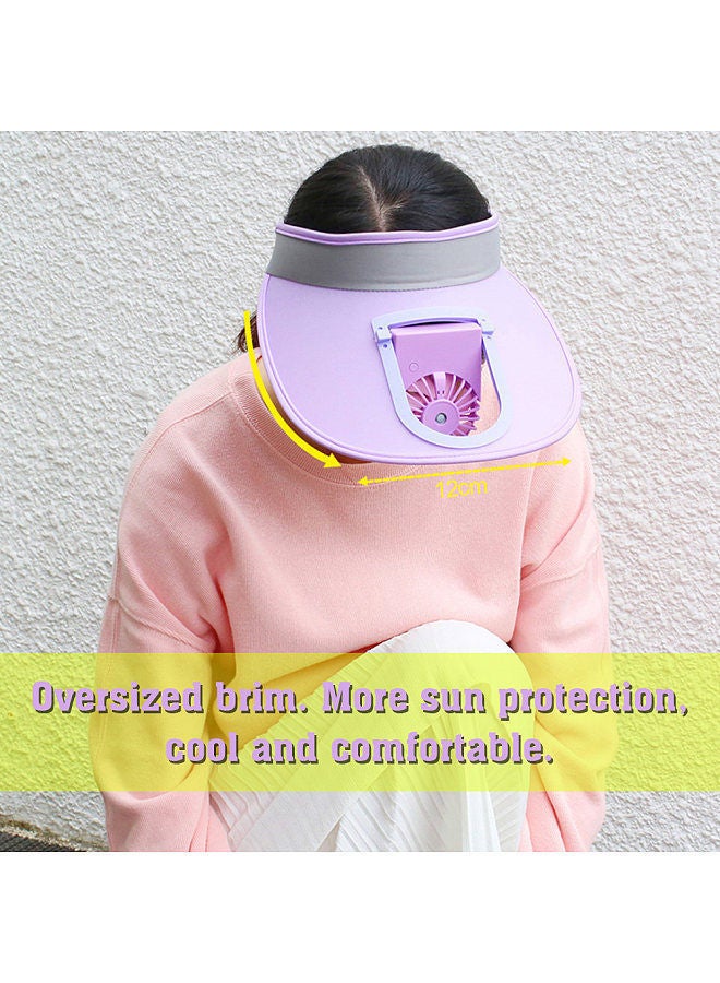Y&D Summer Sport Outdoor Fan Sun Hat Cap Cool for Cycling - Image 2