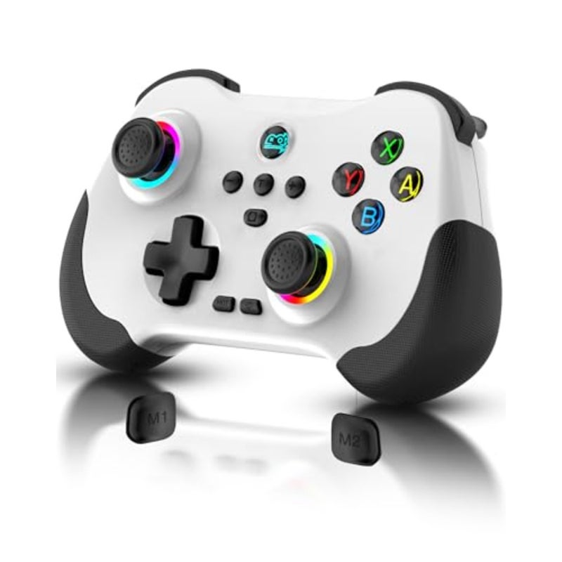 Mobile Gaming Controller for iPad/iPhone/Tablet, Cloud Controller Remote Joystick for iOS/Android, Wireless Switch Controller with Macro Buttons/Hall-Rocker/Hall-Trigger - Image 1