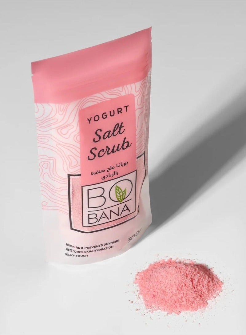 BOBANA Bobana yogurt salt scrub - hydrating & softening skin 300 g - Image 2