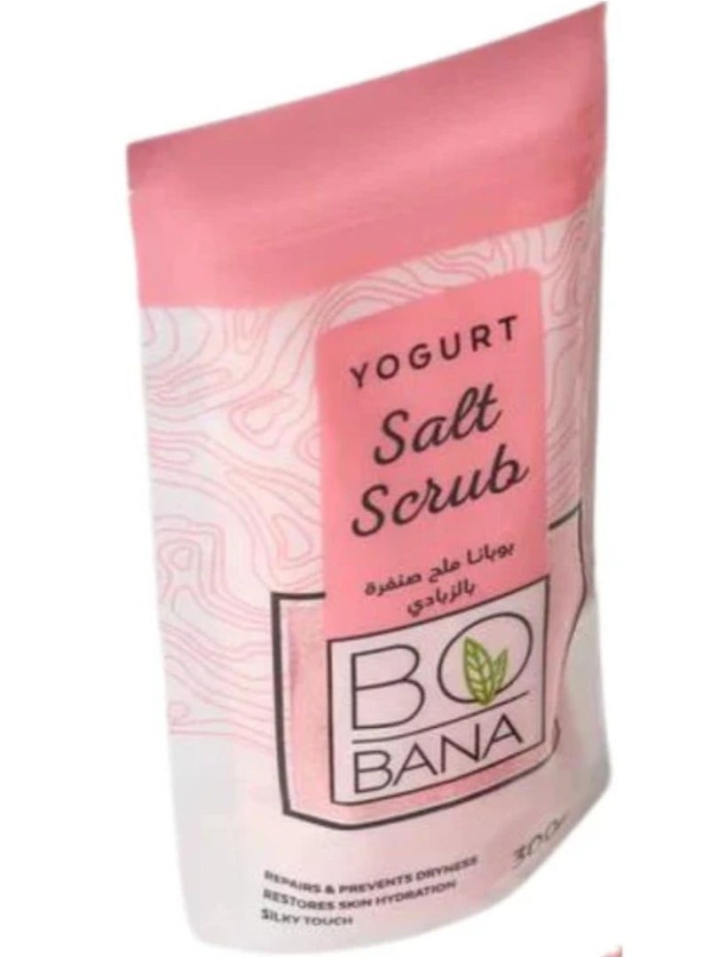 BOBANA Bobana yogurt salt scrub - hydrating & softening skin 300 g - Image 3