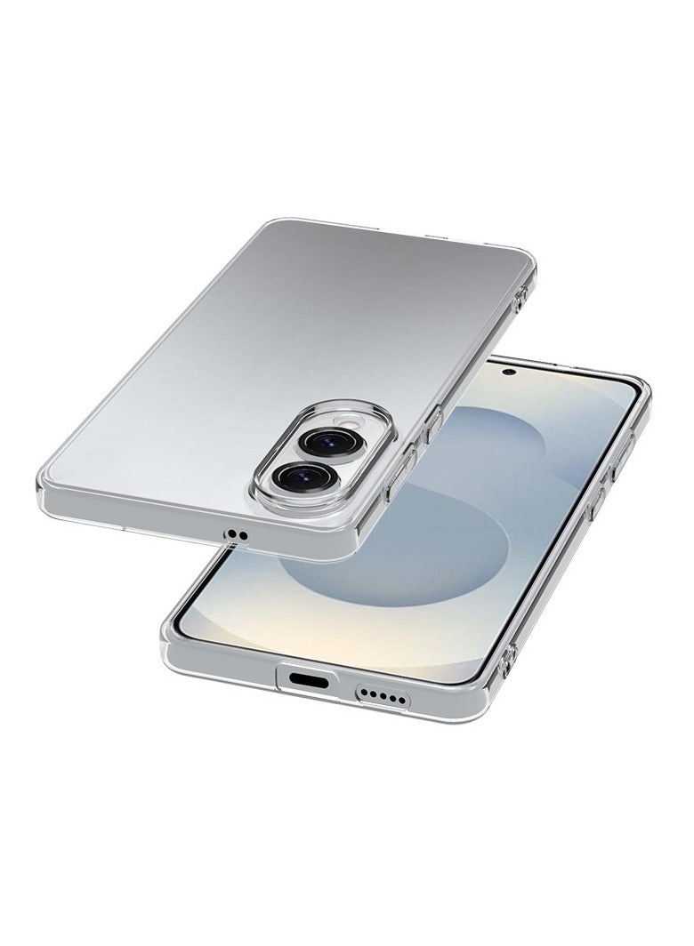 2-Piece Set (phone case+lens protector)For Samsung Galaxy S25 Edge, Samsung Galaxy S25 Edge Case，Galaxy S25 Edge Lens Protector, Crystal Clear for Samsung Galaxy S25 Edge Case, [Lens protection, scratch resistant][Non-Yellowing][Reinforced Corners] Shockproof Bumper Protective Phone Case for S25 Edge - Image 2