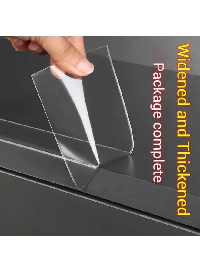 Heavy Duty Transparent Waterproof PVC Tape 7.87x39.37 Inch Edge Protector - Image 3