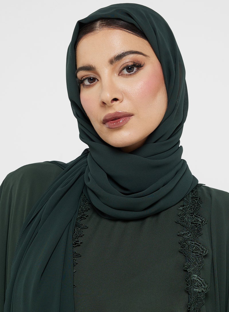 Khizana Embellished Detail Abaya - Image 5