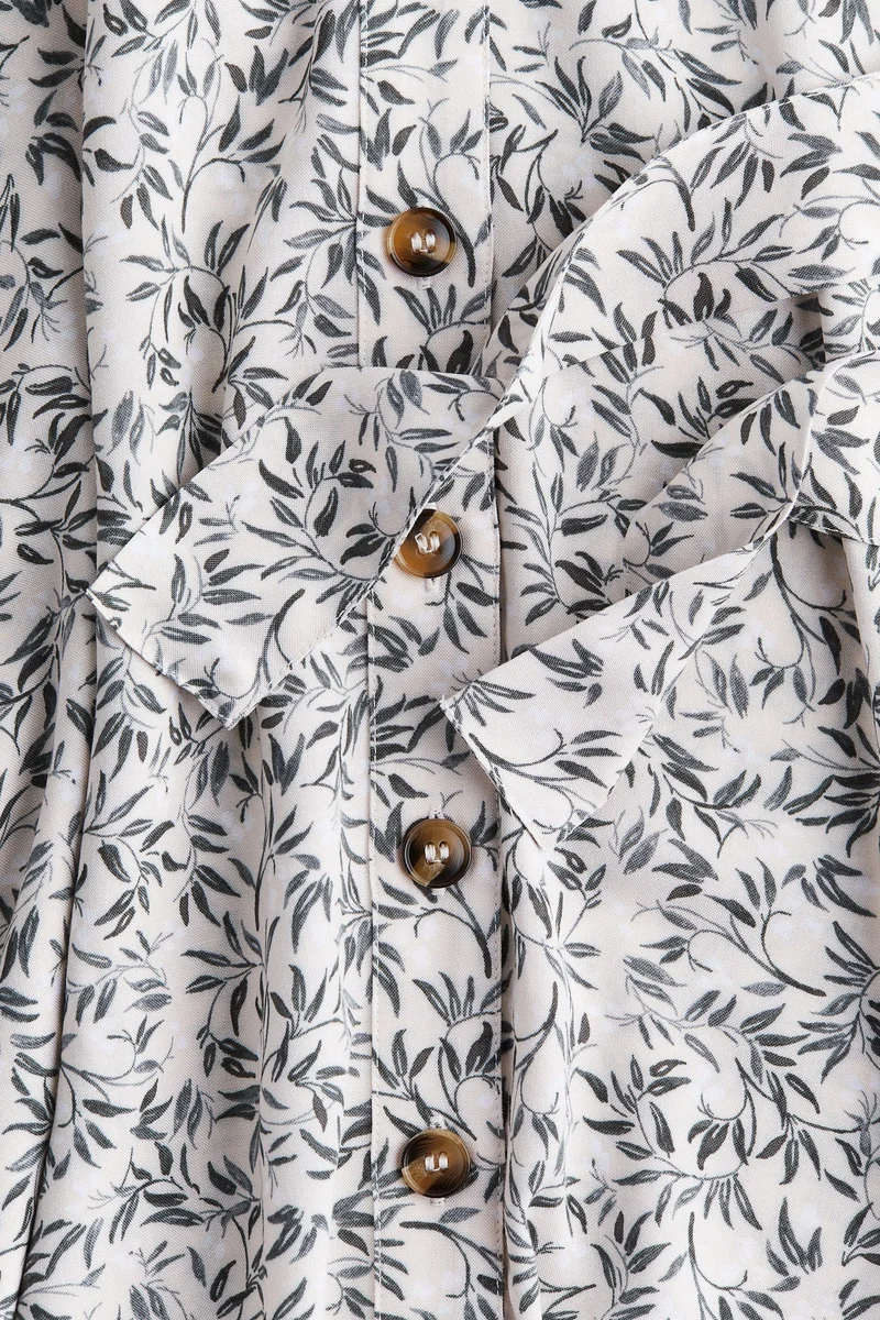 H&M Tie-belt shirt dress