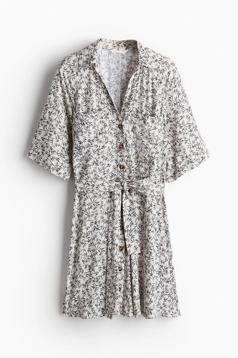 H&M Tie-belt shirt dress