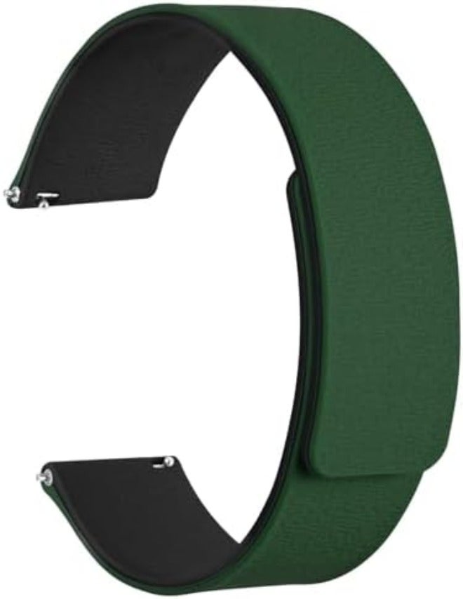WOCCI Magnetic Watch Bands, Wood Grain Silicone, Quick Release, Compatible Watch Lug 20mm 22mm - Image 1