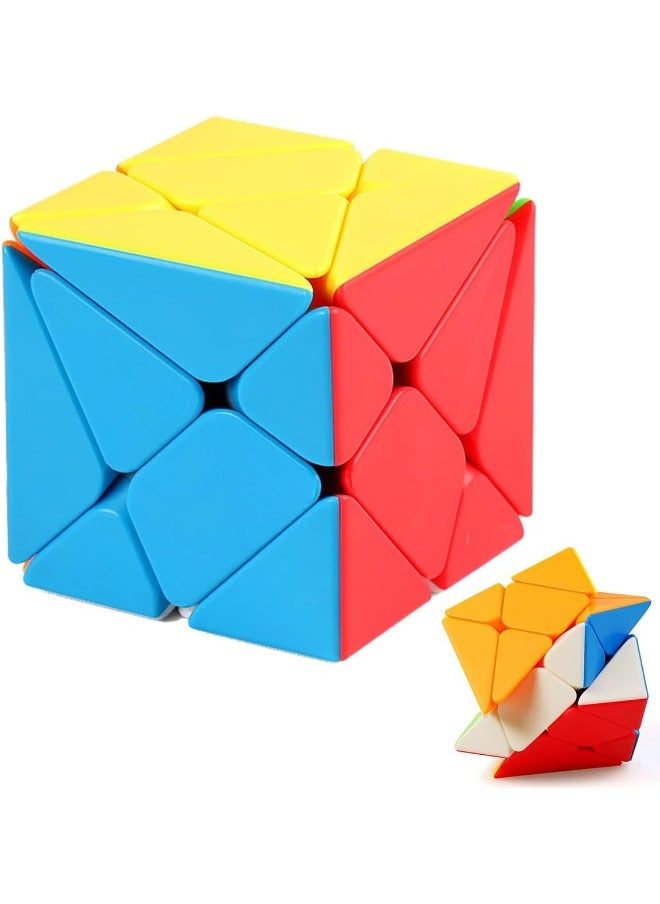 ECVV Special Shaped 3X3 Speed Cubes Unique Design Magic Cube with Fast and Smooth Rotation Magic Cube Puzzle Toys for Kids and Adults  - Image 1