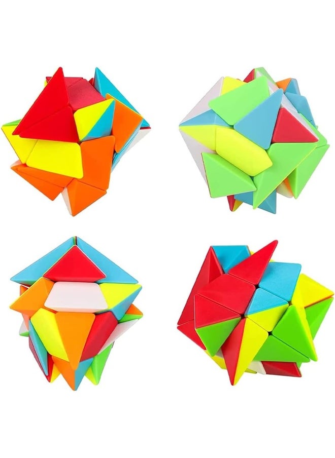 ECVV - Special Shaped 3X3 Speed Cubes Unique Design Magic Cube with Fast and Smooth Rotation Magic Cube Puzzle Toys for Kids and Adults - Image 1