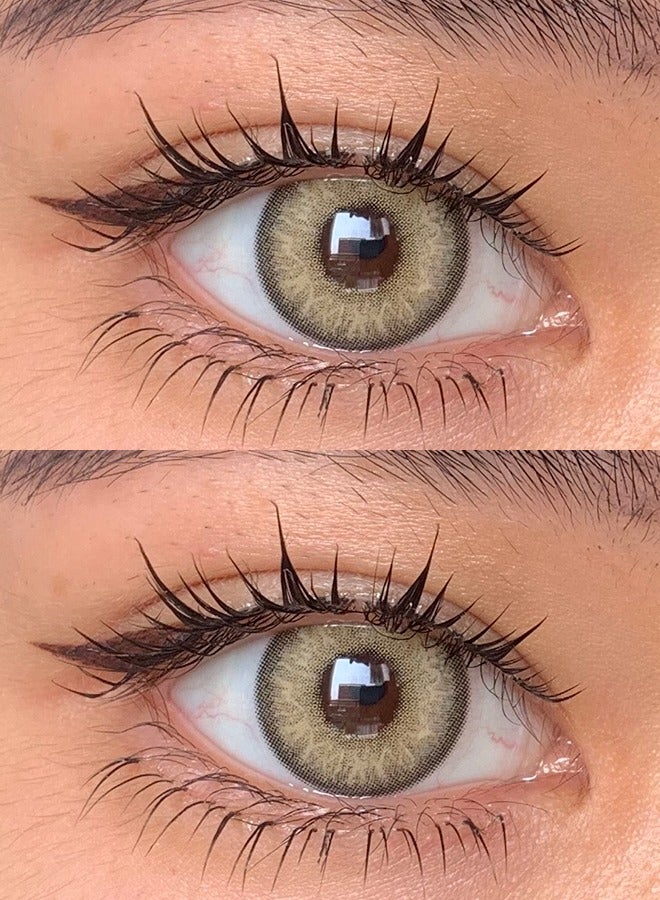 سيدة جديدة عدسات لاصقة ملونة بنية من فريش ليدي للاستخدام السنوي - Image 2
