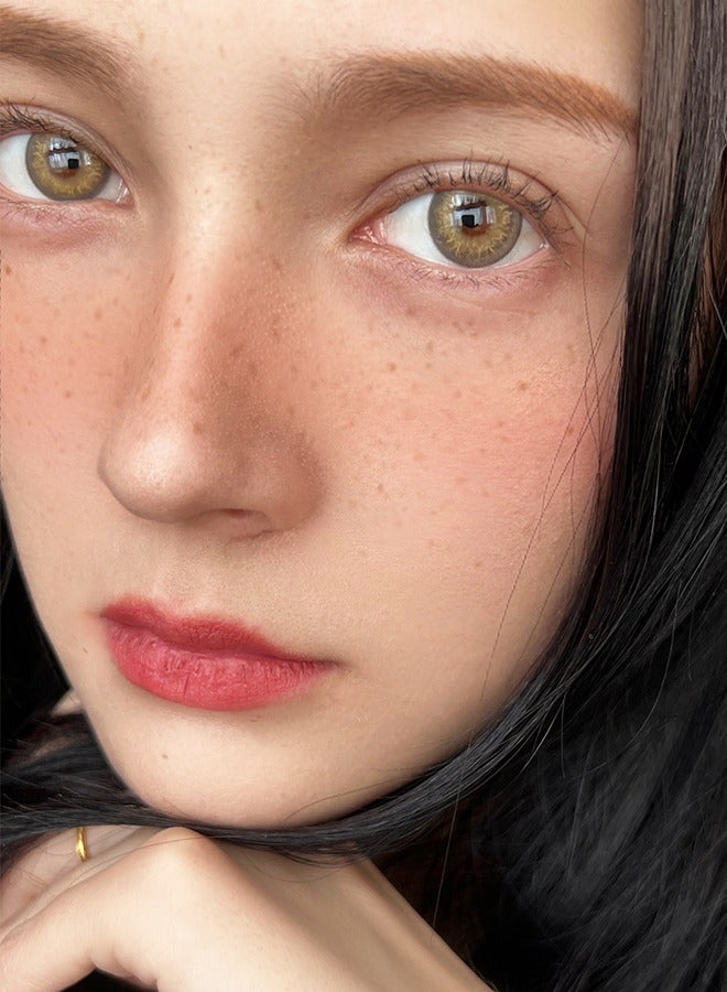 سيدة جديدة عدسات لاصقة ملونة بنية من فريش ليدي للاستخدام السنوي - Image 3