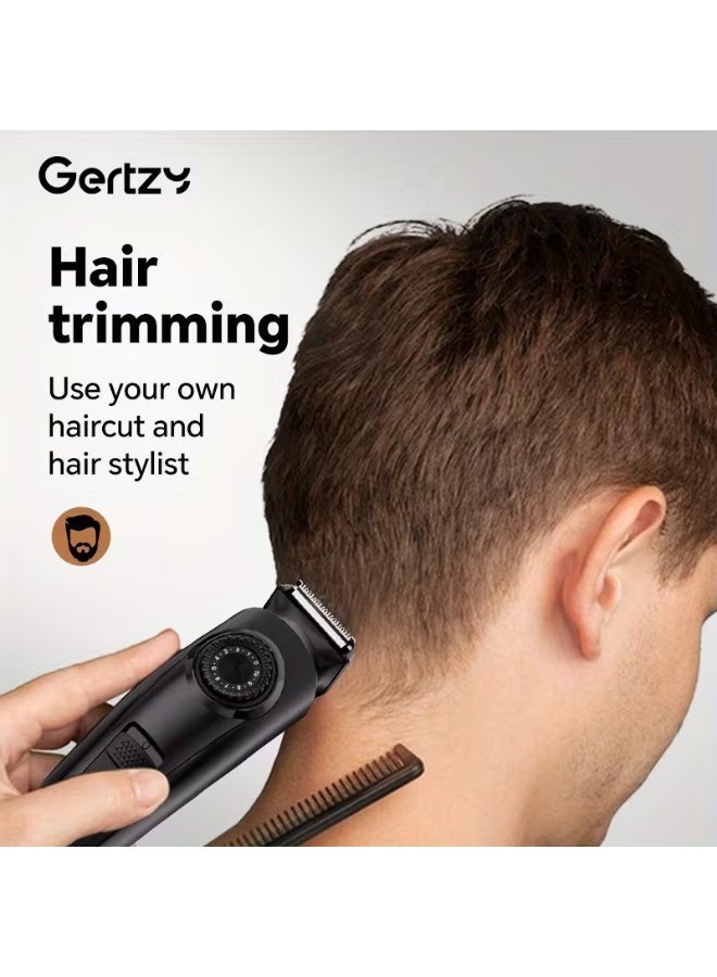 Gertzy Men'S Electric Razors with USB Charging, Featuring a Digital Screen, Professional Beard Trimmers, Hair Clippers, And a Complete Grooming Kit. - Image 5