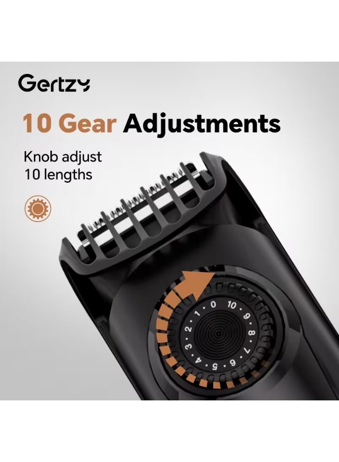 Gertzy Men'S Electric Razors with USB Charging, Featuring a Digital Screen, Professional Beard Trimmers, Hair Clippers, And a Complete Grooming Kit. - Image 3
