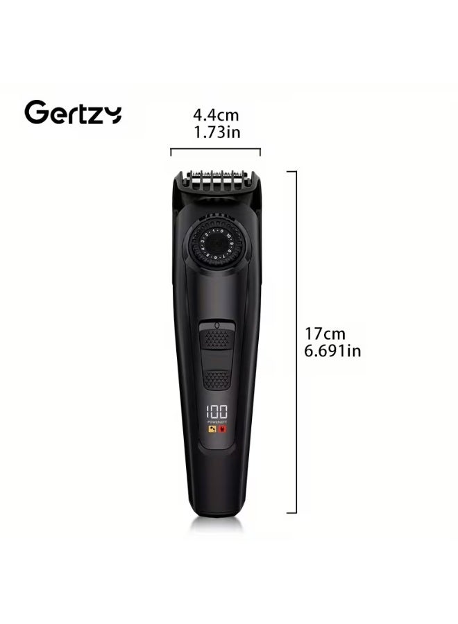 Gertzy Men'S Electric Razors with USB Charging, Featuring a Digital Screen, Professional Beard Trimmers, Hair Clippers, And a Complete Grooming Kit. - Image 2