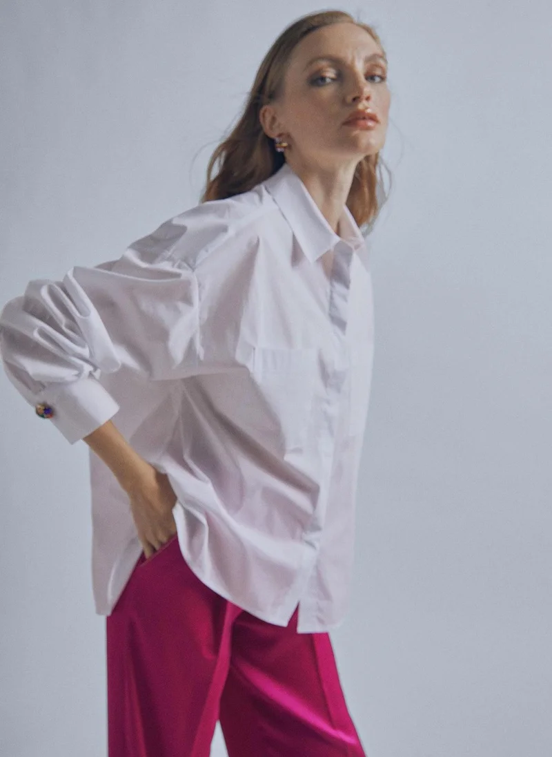 Lola Casademunt Diamante button down shirt