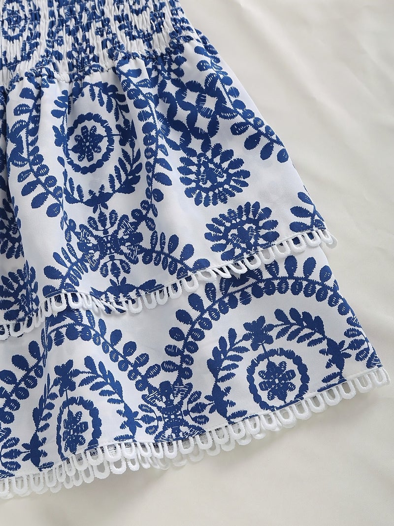Bohemian-style Elegant A-line Skirt - Image 5