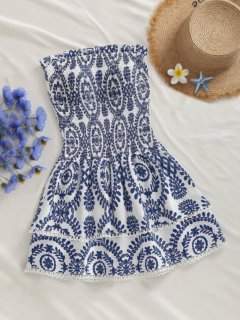 Bohemian-style Elegant A-line Skirt - Image 2