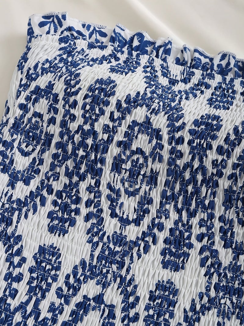 Bohemian-style Elegant A-line Skirt - Image 4
