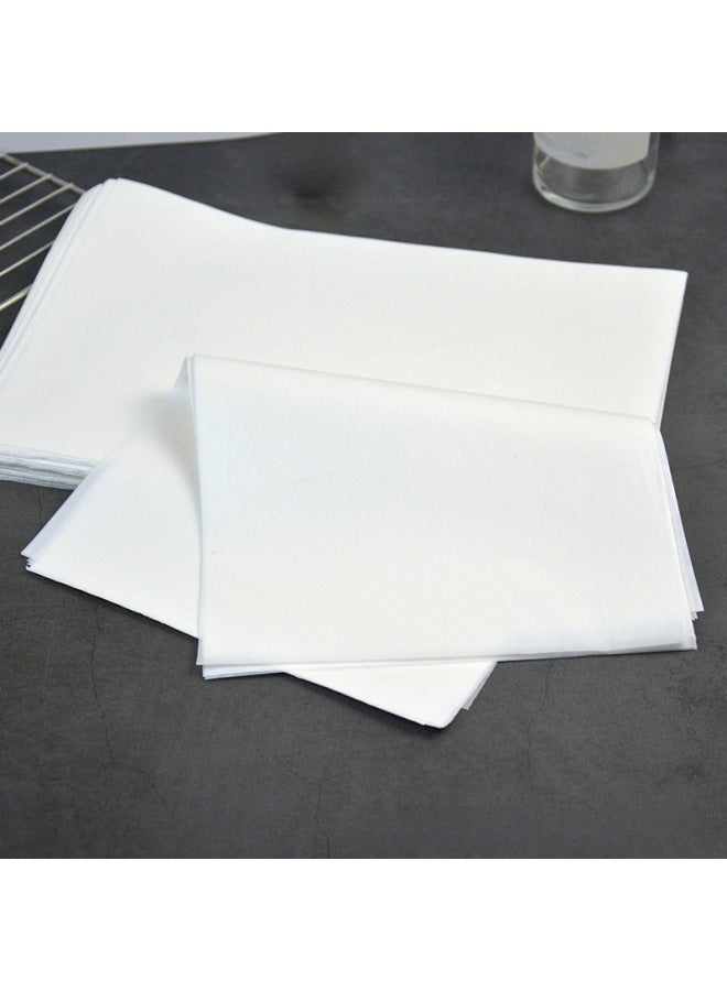 Baking Oil Paper Oil Absorbing Paper Food Special Commercial Kitchen Cake Baking Paper Oil Proof Oil Barrier Paper Oven Tray Paper-Color:Ordinary 31 Grams Of Oil Paper-Specifications:Rectangular 20 * 15cm 500 Sheets  - Image 4