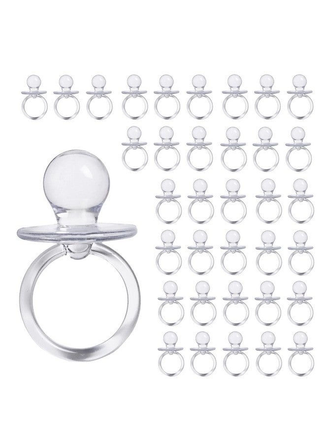 EVER SHINE Baby Pacifier 2.5" Baby Shower Favors Decoration (Clear, 36 Count) - Image 1
