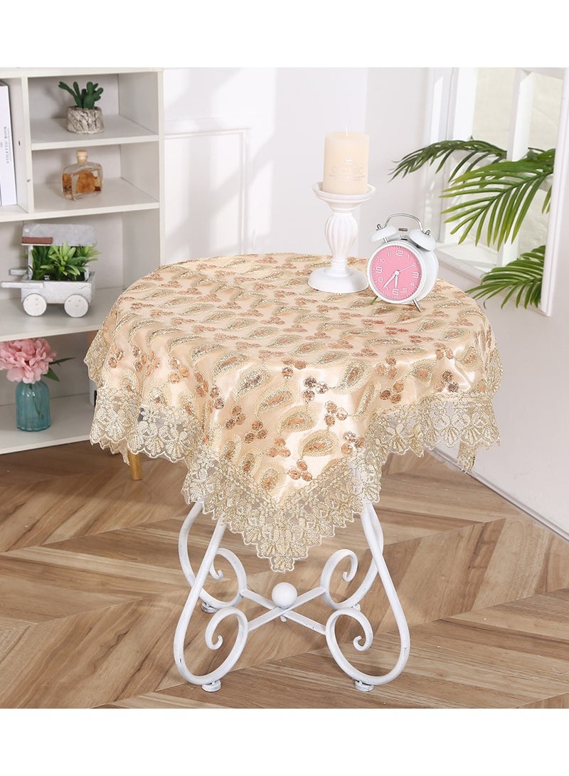 EBMINI New Round Table Lace Tablecloth 