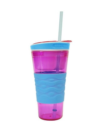 Travel Snack & Drink Cup With Straw Pink Large (Pack Of 1) - pzsku/Z970CA4B20CB4A5F06771Z/45/_/1688971157/40a103bd-f445-4057-9ca4-195acd97d0cc
