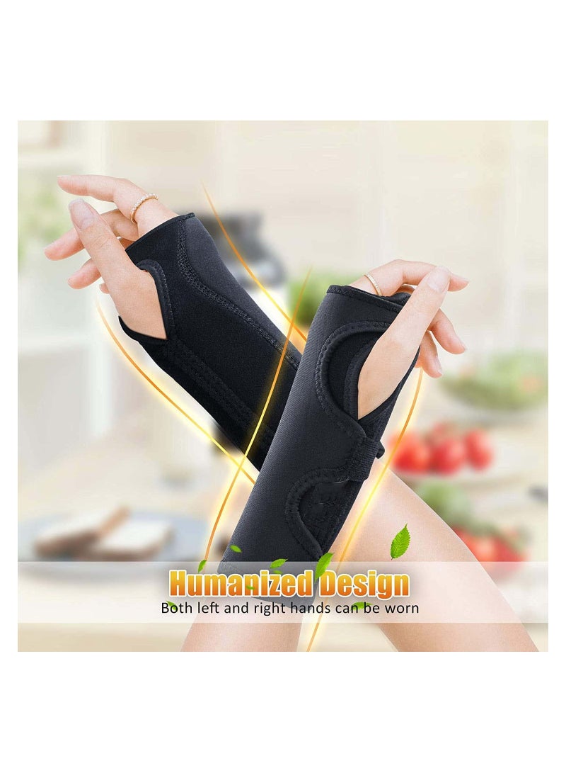 Wrist Brace for Carpal Tunnel Night Sleep Wrist Support Brace Wrist Splint Great for Wrist Pain Sprain Sports Injuries Joint Instability Suitable for Left and Right Hands - Image 5
