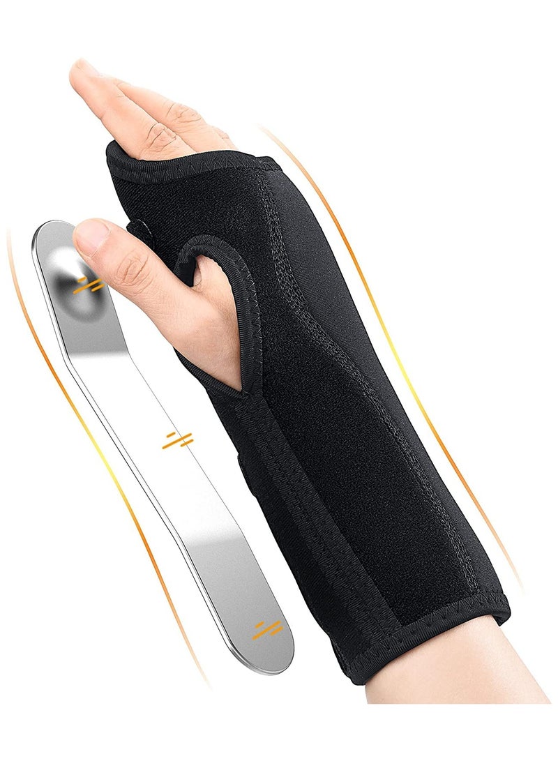Wrist Brace for Carpal Tunnel Night Sleep Wrist Support Brace Wrist Splint Great for Wrist Pain Sprain Sports Injuries Joint Instability Suitable for Left and Right Hands - Image 1