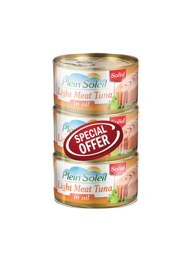 Plein Soleil Canned Light Meat Tuna In Vegetable Oil - Image 1