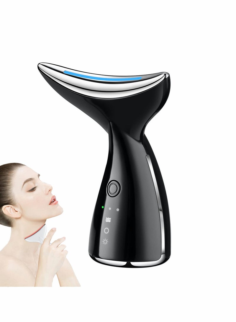 Excefore Facial Neck Massager, Portable Massager for Skin Care Electric Face Rhytidectomy Kit with 45 ±5℃ Heat 3 Massage Modes, Wrinkles Appearance Removal and Tightening - Image 1