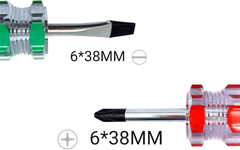 Buspoll Stubby Screwdriver – Compact Short Screwdriver for Tight Spaces, Durable Chrome-Plated Steel Construction, Easy to Use, Versatile Tool. - Image 3