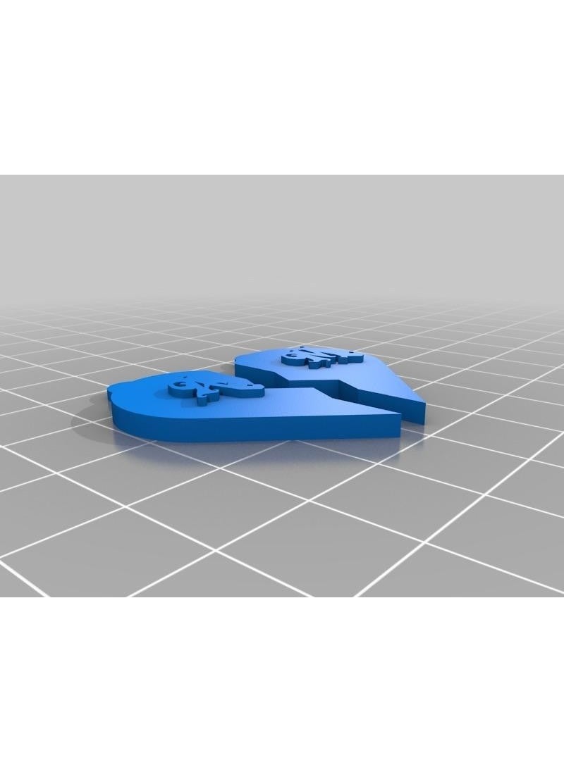 Epm3d Customized Heart Friendship Charm Im Plastic Apparatus 