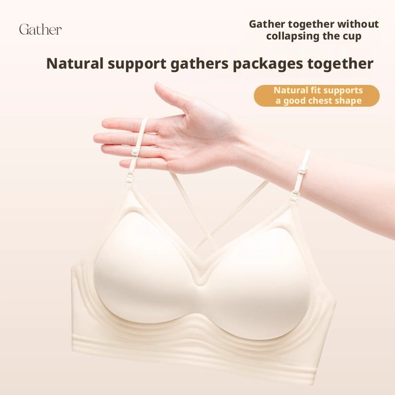 Halter Neck Backless Seamless Push Up Bra - Image 4