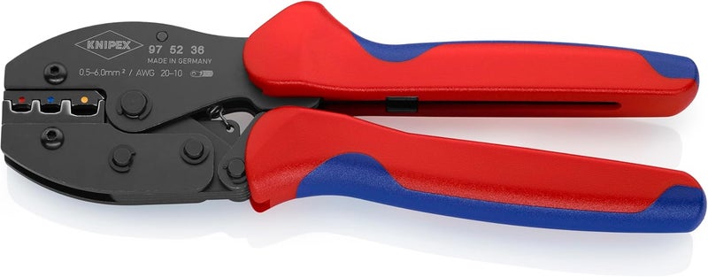 KNIPEX 97 52 36 3-Position Contact Crimping Pliers for Insulated Terminals - Image 2