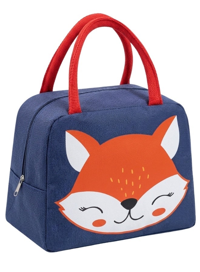 FALMER Cute Cartoon Insulated Lunch Bag – Reusable Thermal Food Storage Bag with Double Insulation System (Keeps Food Hot or Cold for 4–5 Hours) – Waterproof and Leakproof Lunch Tote with Aluminum Foil Lining, Odor Resistant and Easy to Clean – Ideal for School, College, Work, Travel, Picnic, Beach, and Daily Use for Men, Women, and Kids - Image 1