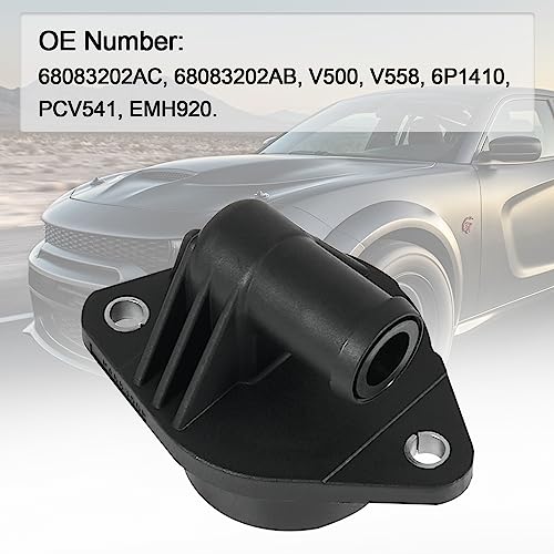 AUTOBABA PCV Valve 3.6L Positive Crankcase Ventilation Compatible with 2011-2021 Chrysler 200 300 Dodge Avenger Challenger Jeep Cherokee Wrangler Ram 1500 Replaces 68083202AC 68083202AB - Image 3