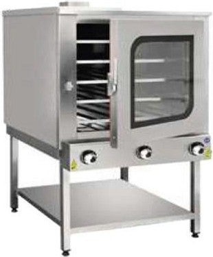 CSA Inox Karacasan Industrial Single Door 5 Trays LPG Cylinder Cake Pastry Oven 