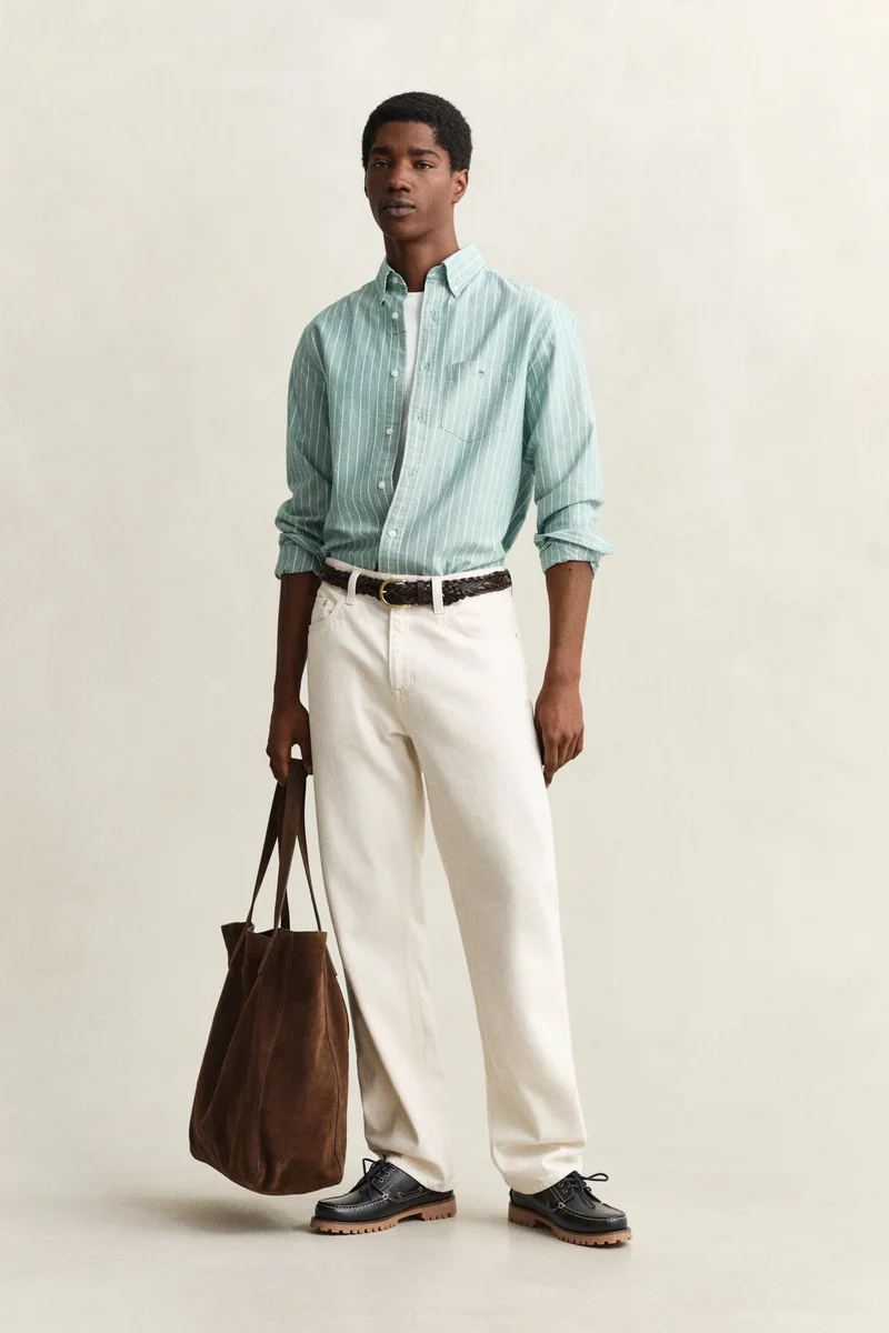 Gant  Regular Classic Oxford Stripe Shirt for Men | Best Price UAE