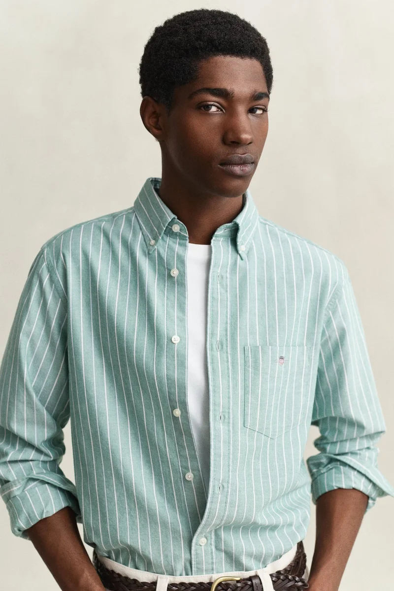 GANT Regular Classic Oxford Stripe Shirt