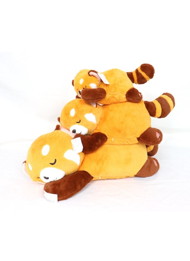 PLUSH SLEEPY RED PANDA 60CM 
