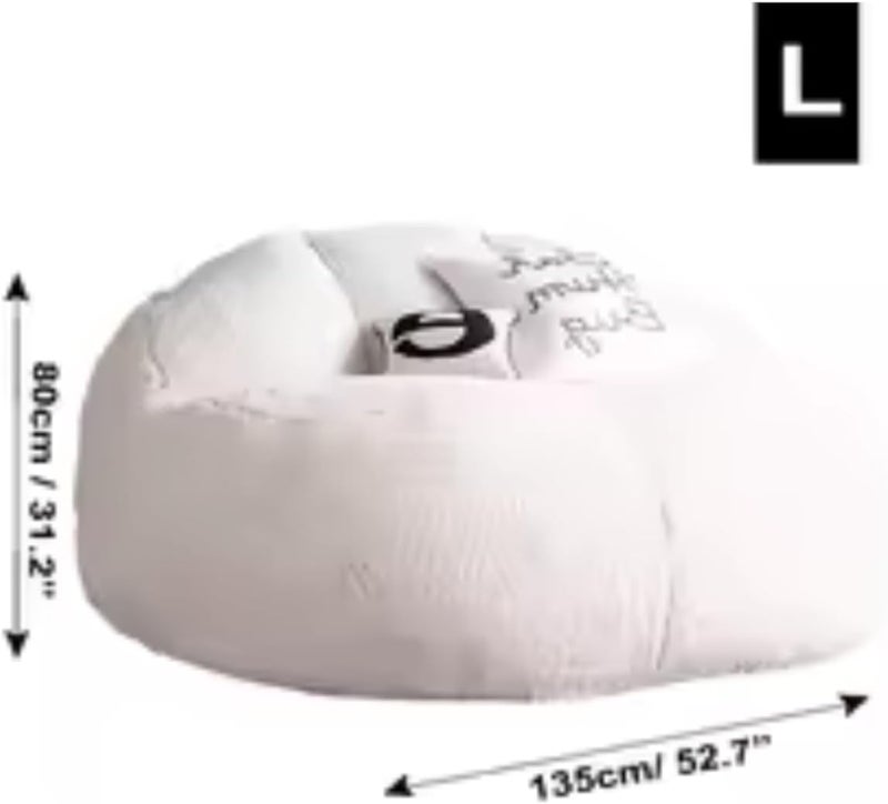 Comfynest New Bean Bag Sofa Bed, Stuffed Bean Bag Stool, Relax Lounge Chair, Tatami Futon Floor Furniture (Unfilled) (Large) - Image 2