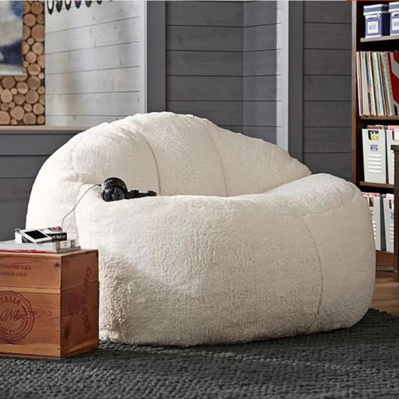 Comfynest New Bean Bag Sofa Bed, Stuffed Bean Bag Stool, Relax Lounge Chair, Tatami Futon Floor Furniture (Unfilled) (Large) - Image 1