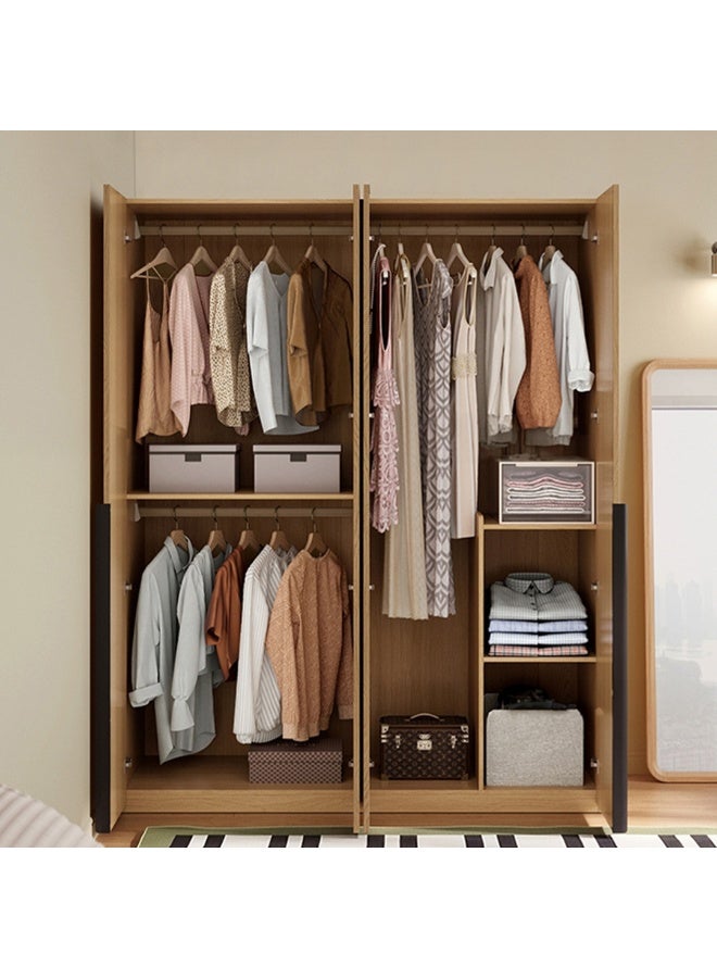ملاذ هاوس خزانة ملابس عصرية من خشب MDF مقاس 160 سم × 200 سم - MZWD020 – 60 طول × 200 ارتفاع × 160 عرض - Image 2