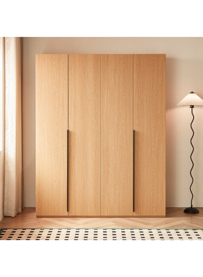 ملاذ هاوس خزانة ملابس عصرية من خشب MDF مقاس 160 سم × 200 سم - MZWD020 – 60 طول × 200 ارتفاع × 160 عرض - Image 1