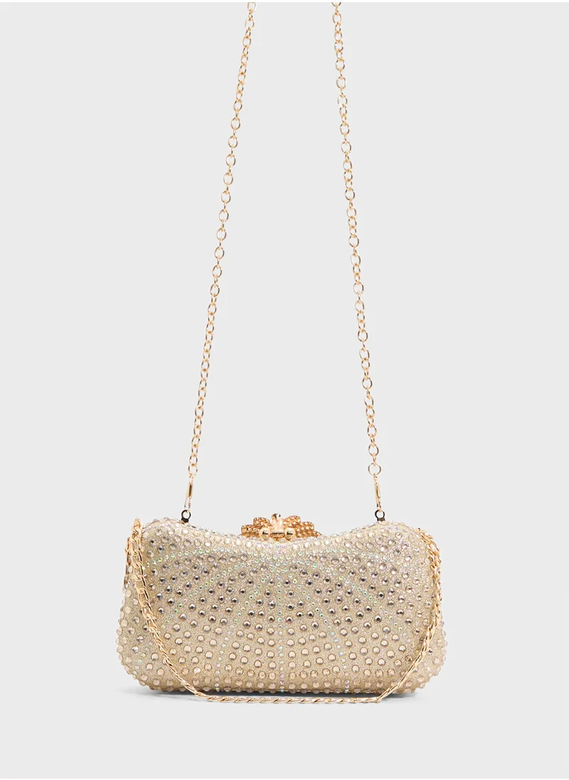 خزانة Ladies Sparkly Clutch Bag