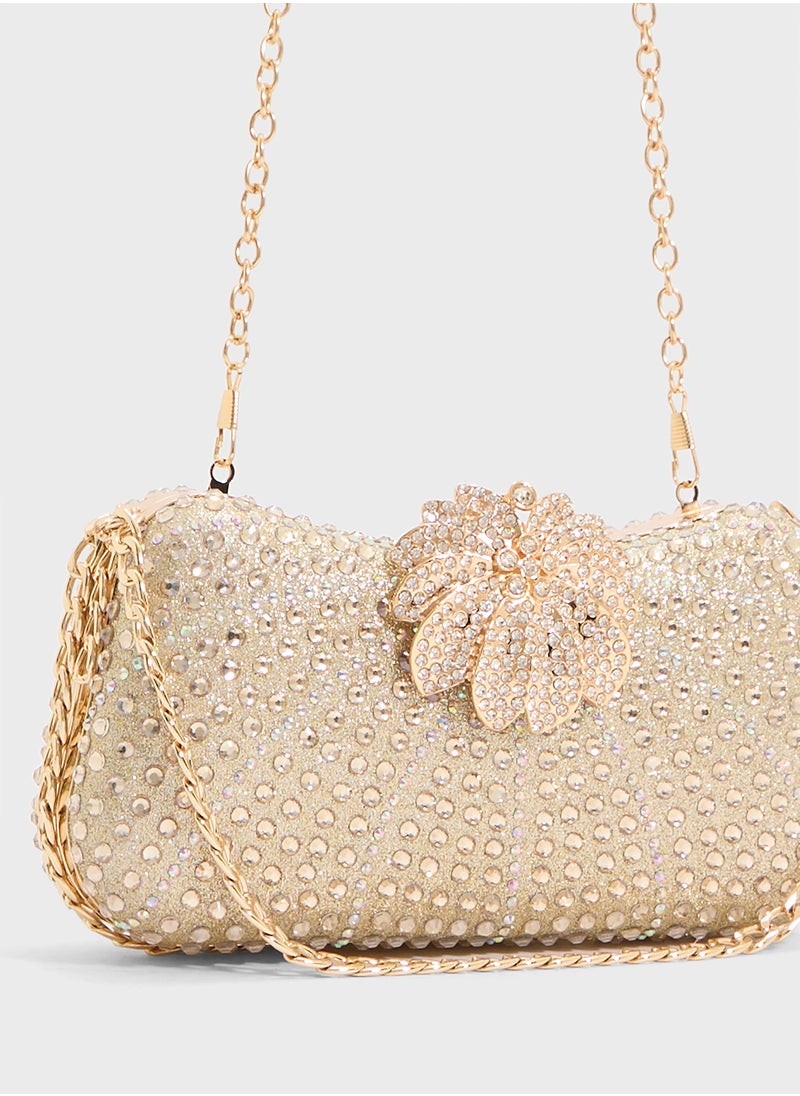 Khizana Ladies Sparkly Clutch Bag  - Image 4